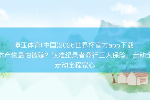 博亚体育(中国)2026世界杯官方app下载 着手古木产物最怕被骗？认准纪录者商行三大保险，走动全程宽心